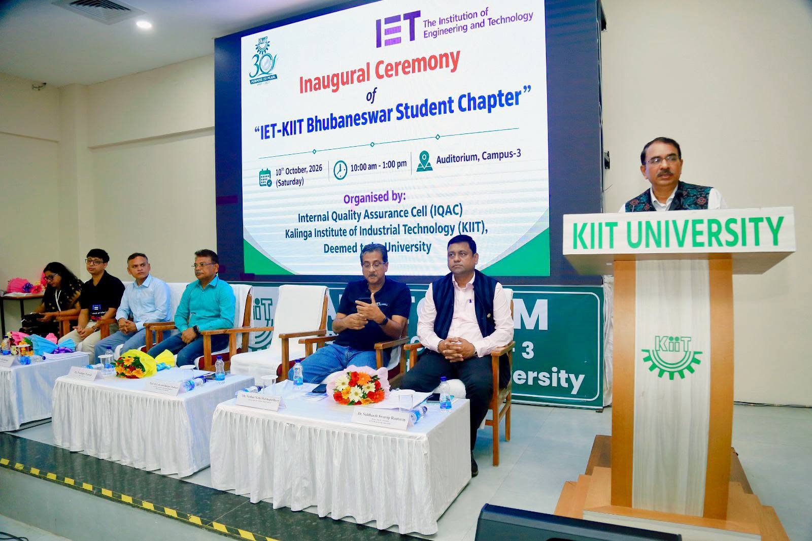IET Bhubaneswar Student Chapter Inaugurated at KIIT-DU to Empower Next-Generation Engineers