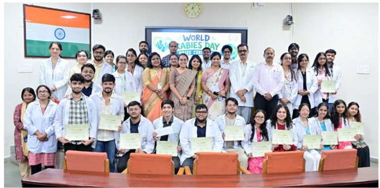 KIMS Community Medicine Department Organizes World Rabies Day 2026